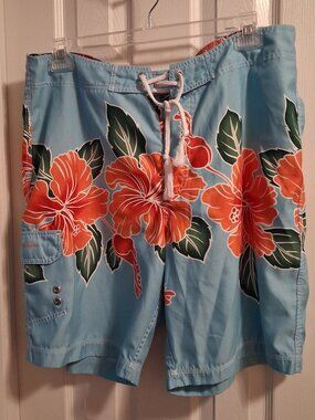Men's American Eagle Hawaiian Board Shorts Surfing Swimming Beach Pool Size 38